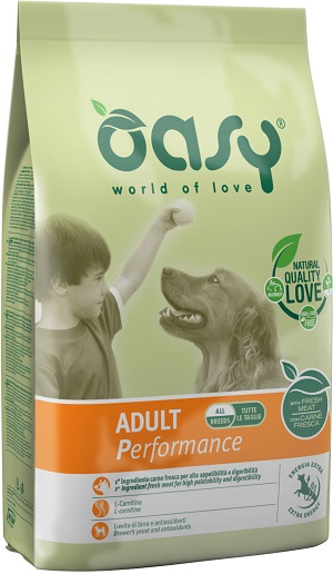 DRY DOG ADULT PERFORMANCE KG 12 OASY