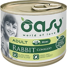 WET DOG ONE ADULT SMALL/MINI CONIGLIO G 200 OASY