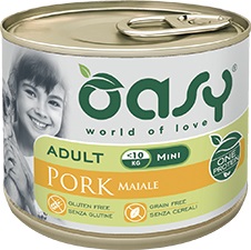 WET DOG ONE ADULT SMALL/MINI MAIALE LATTINA GR 200 OASY