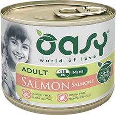 WET DOG ONE ADULT MINI SALMONE 200 G OASY