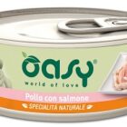 WET DOG POLLO CON SALMONE LATTINA GR 150  OASY