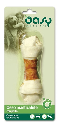 SNACK DOG OSSO MASTICABILE POLLO TG L 67 G OASY