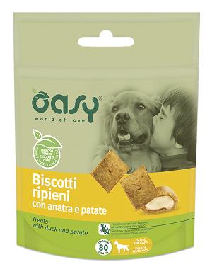 SNACK BISCOTTI ANATRA E PATATE 80 G OASY