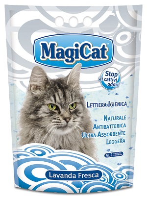 LETTIERA SILICE LAVANDA 5 LT MAGIC CAT