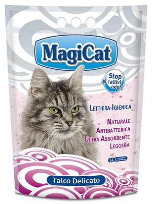 LETTIERA SILICE TALCO 5 L MAGIC CAT
