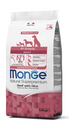 DOG ALL BREED ADULT KG 12  MANZO RISO MONGE
