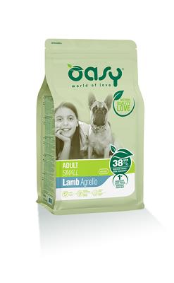 DRY DOG ADULT SMALL AGNELLO 3 KG OASY
