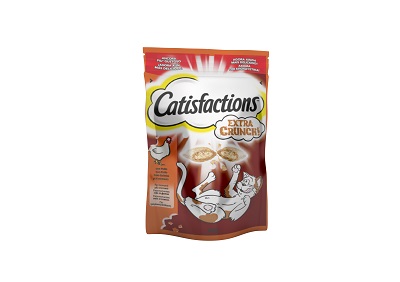 CATISFACTIONS EXTRA CRUNCH 60 G POLLO