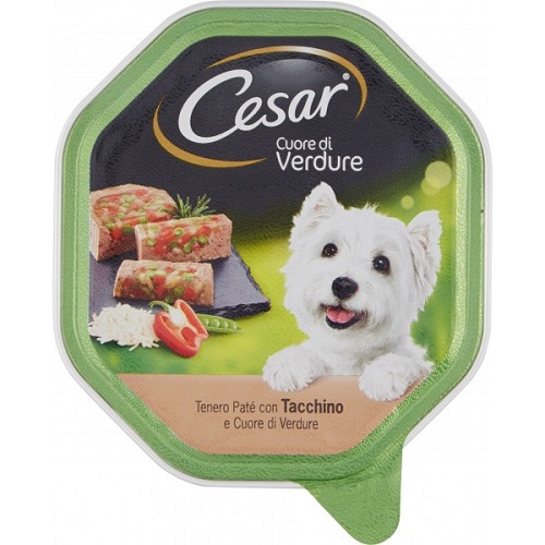CESAR SEL.ORTO SAP.TACCHINO E CUORE DI VERD.