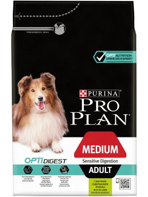 PRO PLAN MEDIUM ADULT SENSITIVE DIGESTION AGNELLO KG.14 PURINA