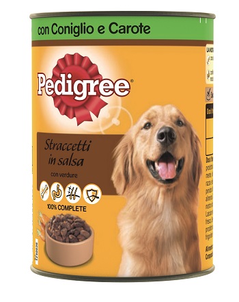 PEDIGREE STRACCETTI CONIGLIO E CAROTE G 400