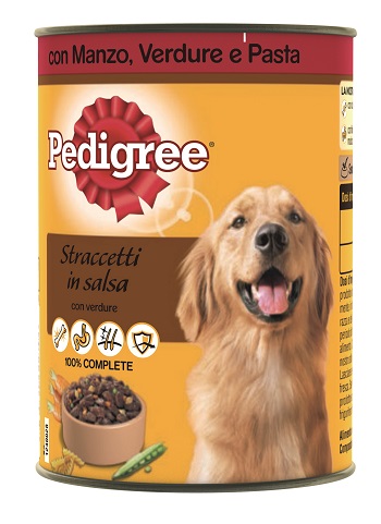 PEDIGREE STRACCETTI MANZO,VERDURA E PASTA G 400