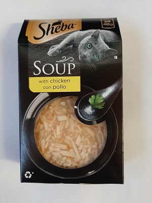 SHEBA SOUP POLLO 4X40 GR