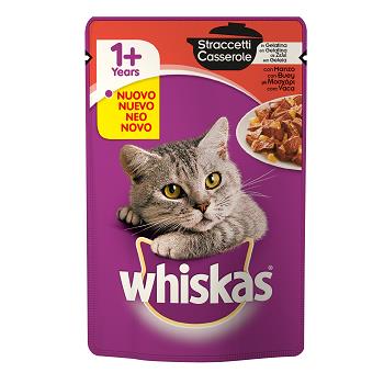 WHISKAS STRACCETTI 1+ G 85 MANZO