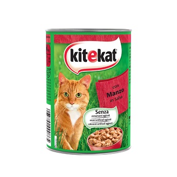 KITEKAT LATTINA 410 G MANZO IN SALSA