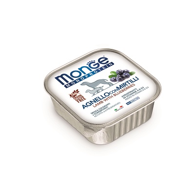 MONOPROTEICO FRUTTA G 150 AGNELLO E MIRTILLI MONGE