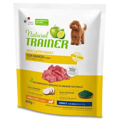 DOG ADULT SMALL/TOY MANZO GR 800  NATURAL TRAINER
