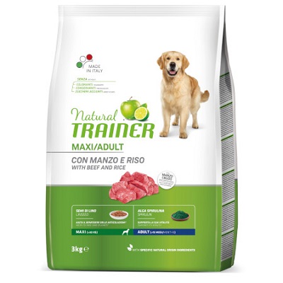 MAXI ADULT KG 3  MANZO NATURAL TRAINER