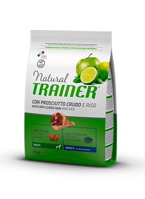 MAXI ADULT KG 3 PROSCIUTTO CRUDO NATURAL TRAINER