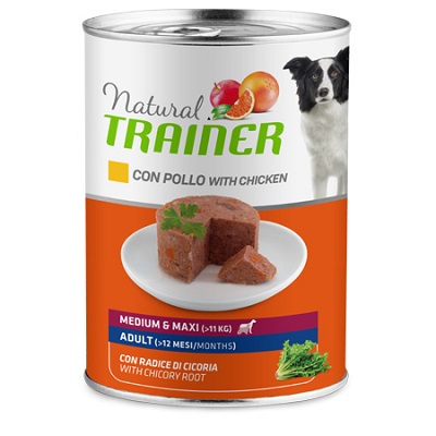 DOG MEDIUM/MAXI G 400 POLLO TRAINER NATURAL