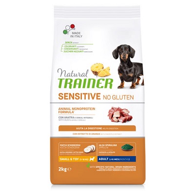SENSITIVE ADULT MINI ANATRA KG.2 NATURAL TRAINER