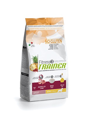 MINI ADULT NO GLUTEN KG 7,5 AGNELLO TRAINER FITNESS 3