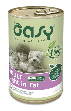WET DOG LIFESTAGE ADULT LIGHT IN FAT LATTINA 400 GR OASY
