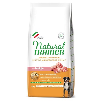 SENSITIVE ADULT M/M MAIALE KG 12 NATURAL TRAINER