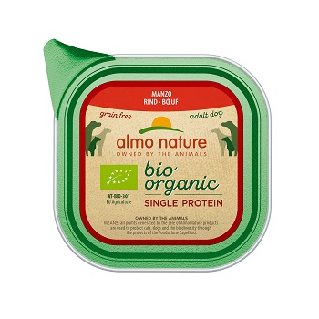 BIORGANIC SINGLE PROTEIN DOG GR.150 MANZO ALMO NATURE