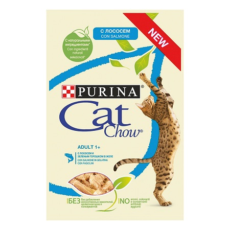 CAT CHOW BUSTA SALMONE E FAGIOLINI GR.85