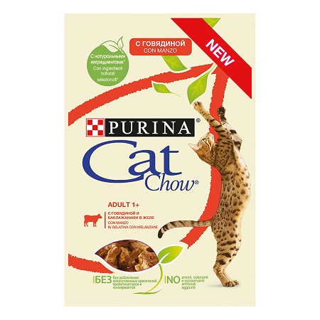 CAT CHOW BUSTA MANZO E MELANZANE GR.85