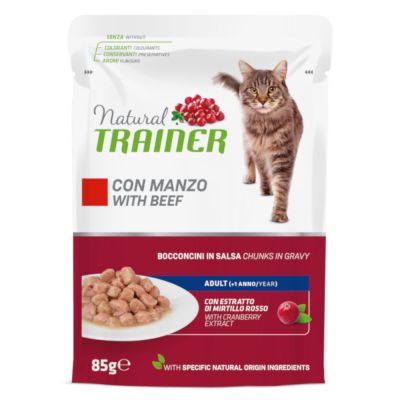 CAT BUSTA 85 G MANZO NATURAL TRAINER