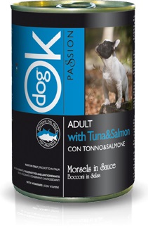 OK DOG ADULT G 1250 TONNO E SALMONE
