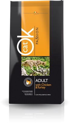 OK CAT PASSION KG 12,5 POLLO E TACCHINO