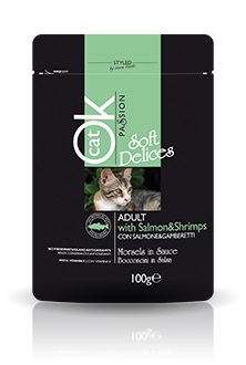 OK CAT BUSTA IN SALSA G 100 SALMONE E GAMBERETTI