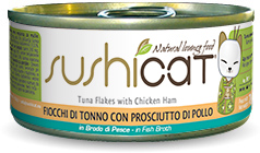 SUSHICAT G 70 TONNO+ PROSCIUTTO POLLO