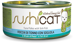 SUSHICAT G 70 TONNO+ SOGLIOLA