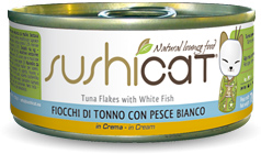 SUSHICAT G 70 TONNO + PESCETTI BIANCHI IN CREMA