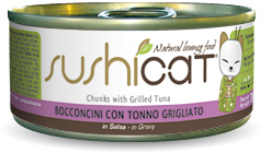 SUSHICAT G70 BOCCONCINI CON TONNO GRIGLIATO