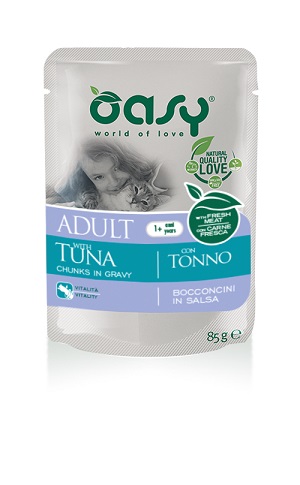 WET CAT BOCCONCINI BUSTA G 85 ADULT TONNO OASY