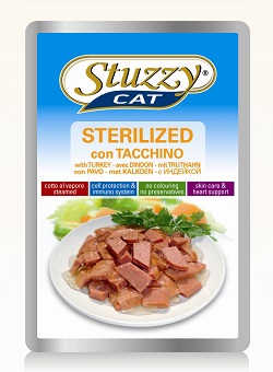 CAT BUSTA G 100 STERILIZED TACCHINO STUZZY
