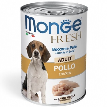 FRESH ADULT POLLO G 400 MONGE