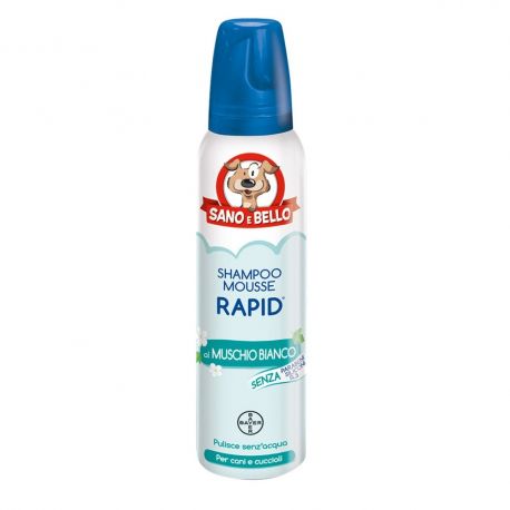 SHAMPOO MOUSSE RAPID MUSCHIO BIANCO 300 ML