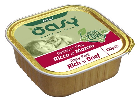WET CAT DELIZIOSO PATE' ADULT MANZO VASCHETTA GR 100 OASY
