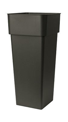 VASO DUO QUADRO CM.37 CON CONTAINER ANTRACITE