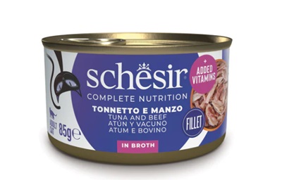 CAT TONNO NATURALE CON MANZO E RISO GR 85 SHESIR