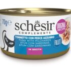 CAT TONNO CON PESCE AZZURRO BRODO DI COTTURA GR 70 SHESIR
