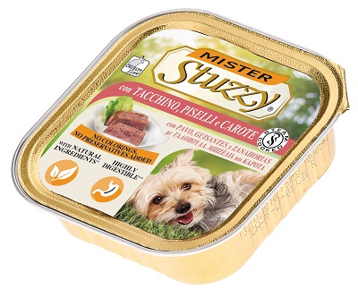 MISTER DOG G 150 TACCHINO CON PISELLI E CAROTE STUZZY