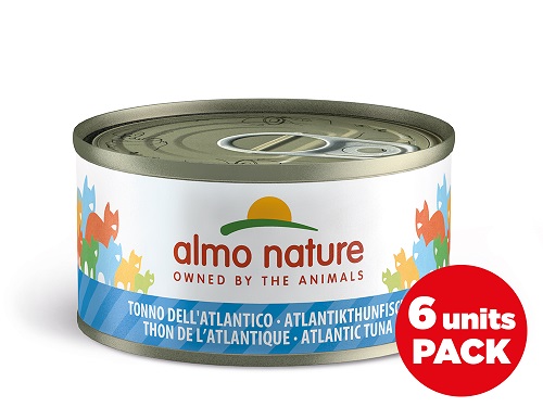 NATURAL CATS 6X70G TONNO DELL'ATLANTICO ALMO NATURE