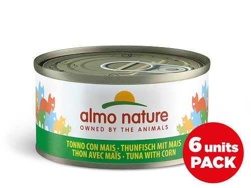 NATURAL CATS 6X70 G TONNO CON MAIS ALMO NATURE